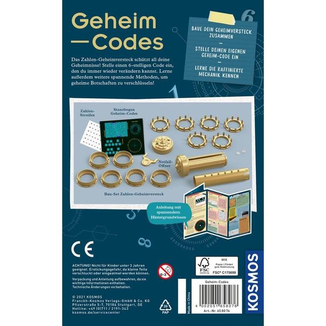 Actual product image Kosmos Build your own numbers secret hiding place