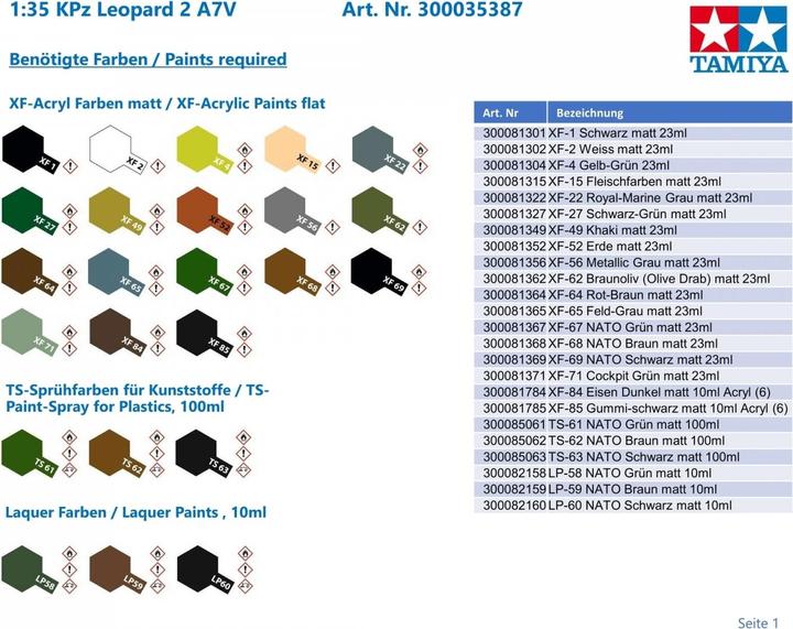Produktbild Tamiya Leopard 2 A7V