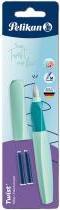 Immagine prodotto Pelikan Penna stilografica Twist P457 M, Neo Mint, blister (Verde menta, 1 x)