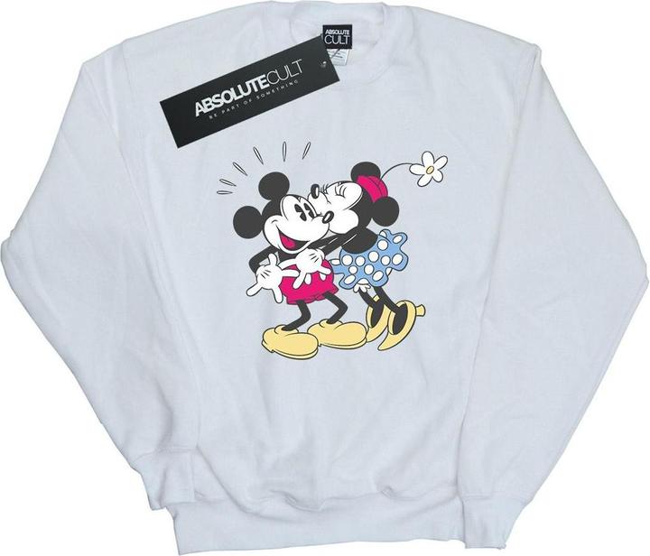 Actual product image Disney Mens Mickey And Minnie Mouse Kiss Sweatshirt (XXL)
