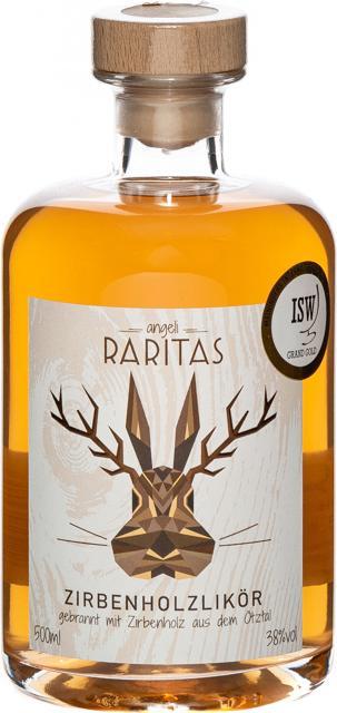 Actual product image Lantenhammer Raritas Swiss stone pine liqueur 0.5 litre 38 % vol.