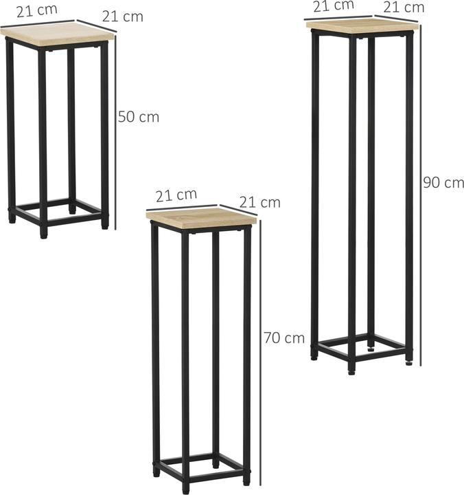 Actual product image Jamb Plant stand set of 3