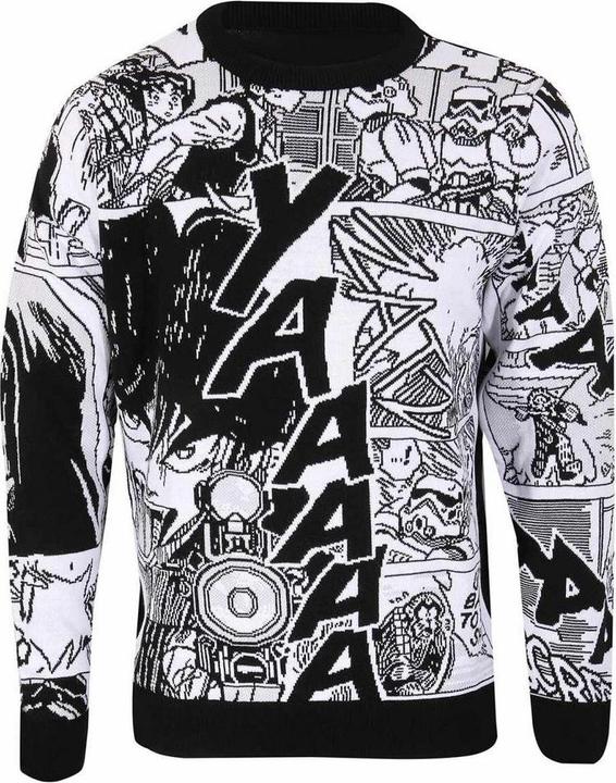 Actual product image Star Wars Unisex Adult Manga Knitted Jumper (XXL)