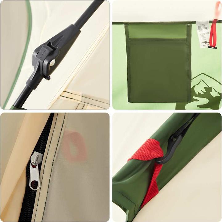 Actual product image VidaXL Konchaka (Dome tent, 4.80 kg, 4 persons)