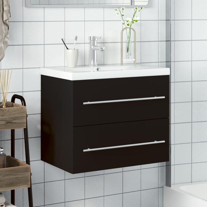 Produktbild VidaXL Waschbeckenunterschrank mit Einbaubecken