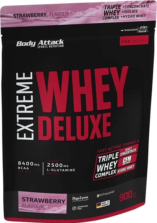 Produktbild Body Attack Extreme Whey Deluxe (900g Beutel) (Vanille, 1 Stk., 900 g)