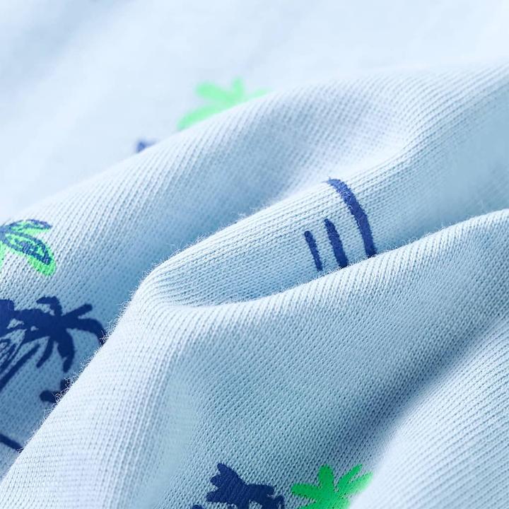 Immagine prodotto VidaXL Maglietta da bambino azzurro 104,Materiale: 100 % cotone,Colore (104)