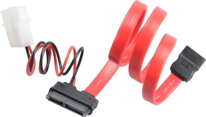 Produktbild Akasa SATA Kombokabel Slimline zu SATA / Molex