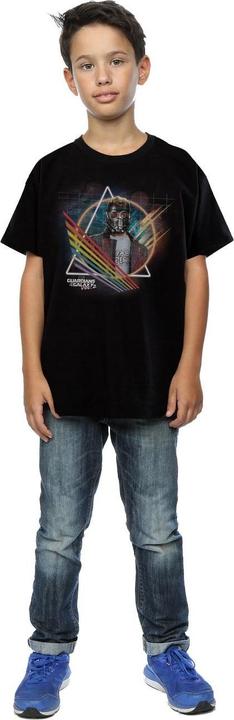 Image du produit - T-shirt GUARDIANS OF THE GALAXY NEON STAR LORD MASKED - Garçon (140, 146)