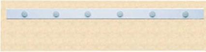 Image du produit Magnetoplan MAGNETOWALL - Barre à rideaux murale (10 x)