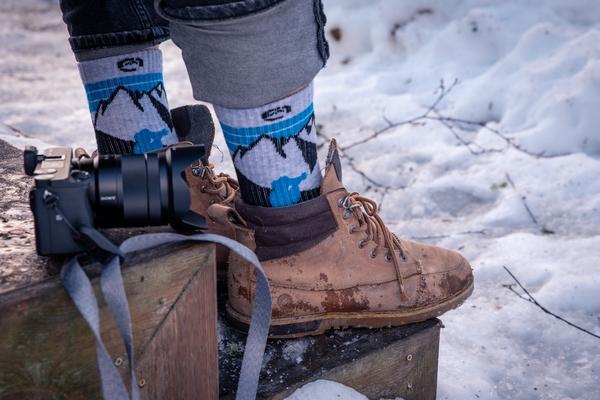 Produktbild Vallerret Merino Wool Sock- Blue - EU 36-40 (36 - 40)