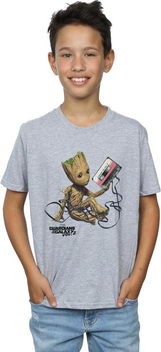 Actual product image Boys Guardians Of The Galaxy Groot Tape T-Shirt (140, 146)