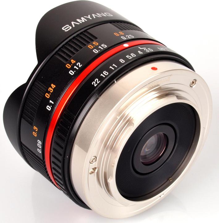 Image du produit Samyang 7.5mm f/3.5-22 MFT (Micro Four Thirds, APS-C / DX)