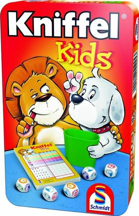 Productafbeelding Schmidt Spiele Yahtzee Kinderen Metalen Blik (Duits, Frans, Italiaans)
