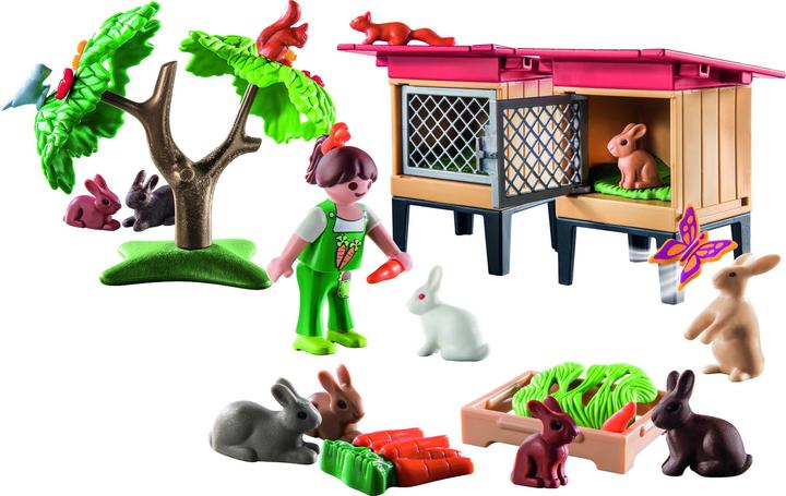 Actual product image Playmobil 71252 Rabbit hutch (71252, Playmobil Country)