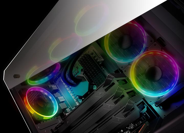 Produktbild Compucase Cougar Puritas RGB - Tower - ATX - ohne Netzteil (ATX, mATX, Mini-ITX)