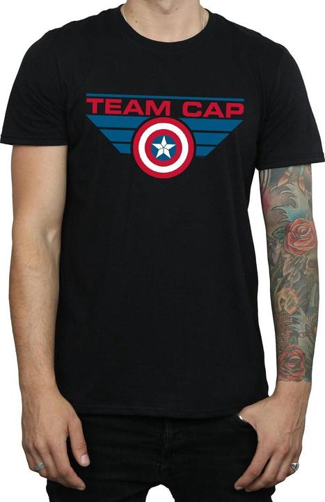 Image du produit - T-shirt CAPTAIN AMERICA CIVIL WAR TEAM CAP - Homme (XL)