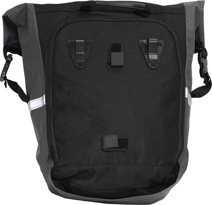 Actual product image Teamplayer 2in1 Fahrrad Gepäcktasche mit Rucksackfunktion, 20 l, schwarz (Luggage carrier bag)