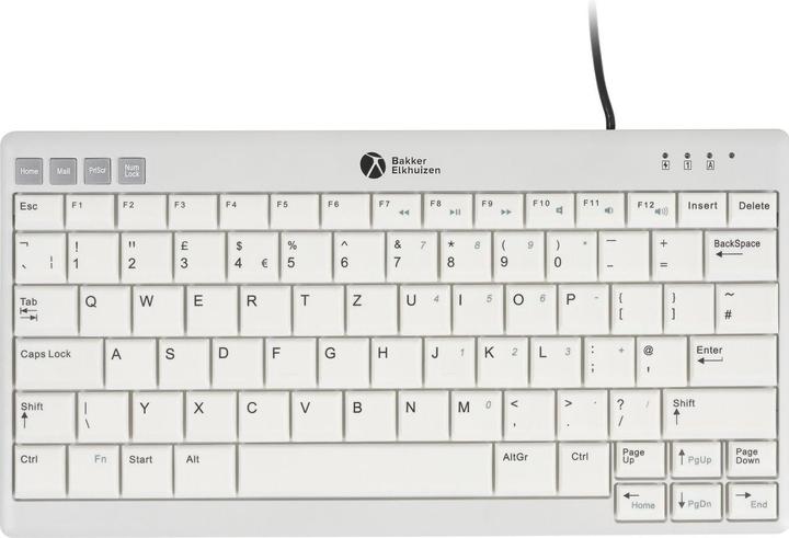 Productafbeelding Bakker Elkhuizen BNEU950V2DE BAKKER Ultraboard 950 V2 Toetsenbord DE met kabel QWERTZ (NL, Bedraad)