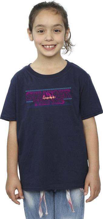 Image du produit Netflix - T-shirt STRANGER THINGS RETRO TITLE - Fille (140, 146)