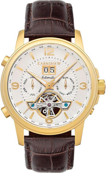 Actual product image Thomas Earnshaw ES-8177-08 Marylebone Grand Date Open Heart 42mm (Analogue wristwatch, 42 mm)