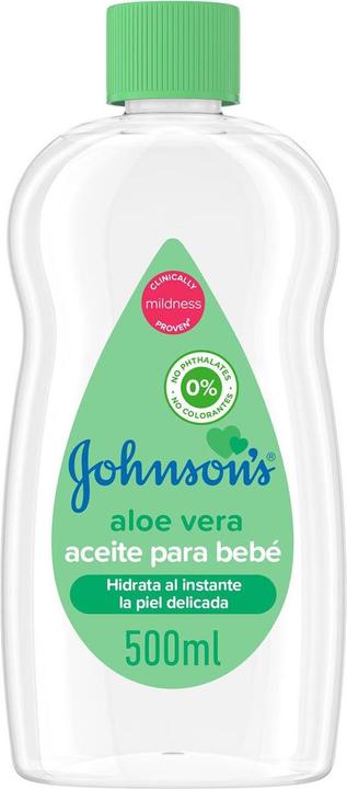 Image du produit Johnson & Johnson Huile corporelle à l'aloe vera Johnson's 500 ml