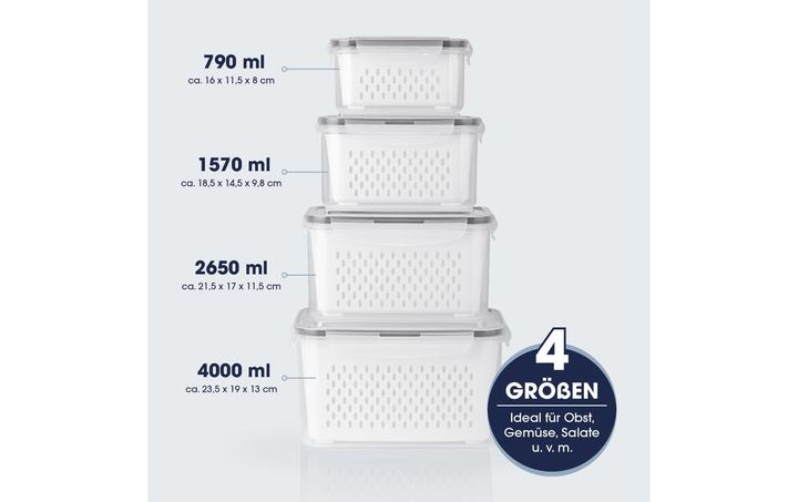 Produktbild Gourmetmaxx Vorratsdose 12-teilig (4 l)