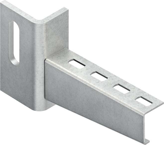 Actual product image Niedax NIE KTU300 outrigger standard 75x310mm 2,5 kN fire-retardant.