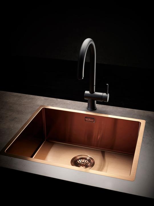 Produktbild Reginox Edelstahl Armatur, Yampa Schwarz 22x38,5 cm R31704