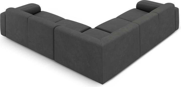 Actual product image Micadoni Symmetrical Corner Sofa, "Molino", 5 Seats, 252x252x75 Made in Europe (Corner sofa)