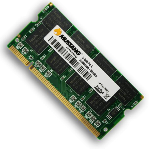 Mustang Memory PremiumLine (1 x 4GB, 1600 MHz, DDR3-RAM, SO-DIMM)