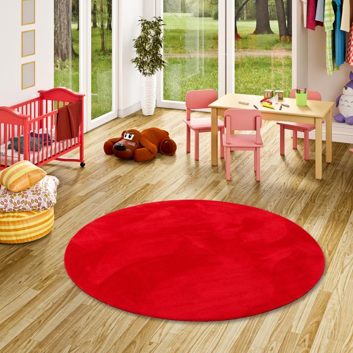 Produktbild Pergamon Kinder Super Soft Fellteppich Pearl Kids Rund (200x200 cm)