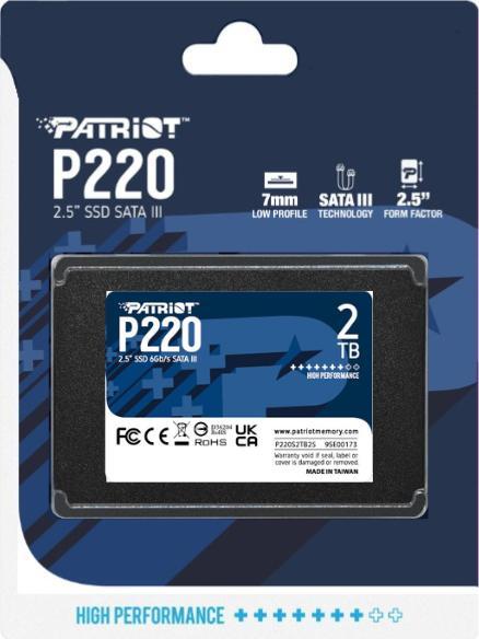 Image du produit Patriot P220 (2000 Go, 2.5")