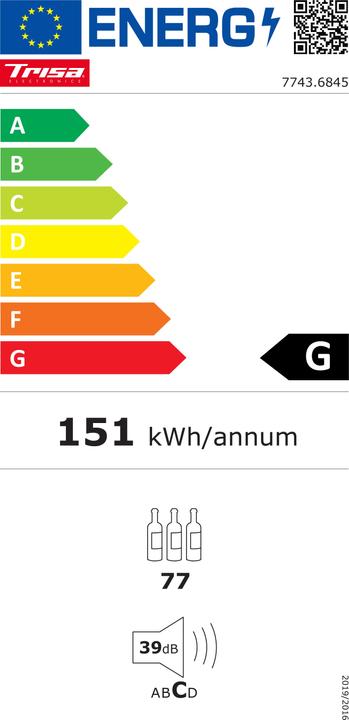 Energie-Label Trisa 191L Dual Zone