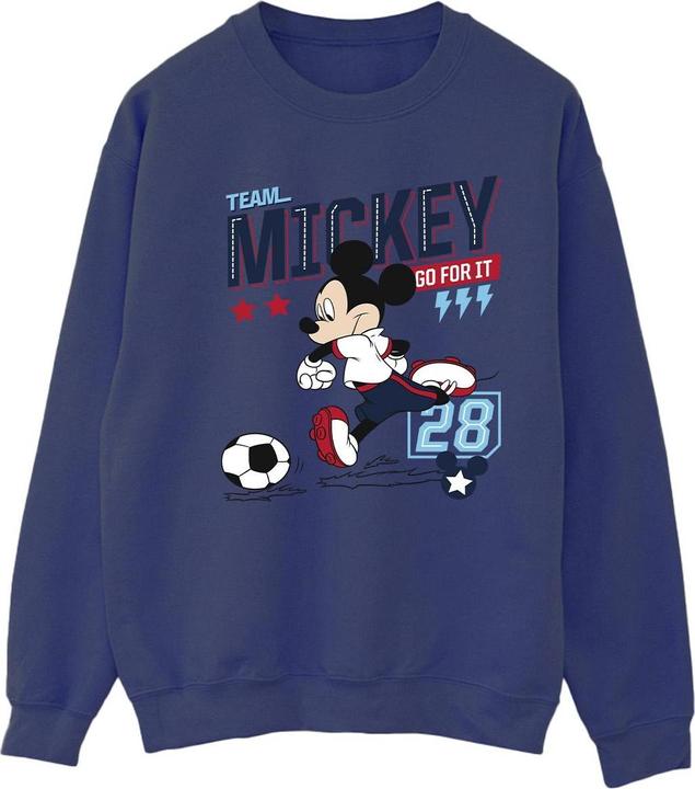 Immagine prodotto Disney Mickey Mouse Team Mickey Football Felpa Donna (L)