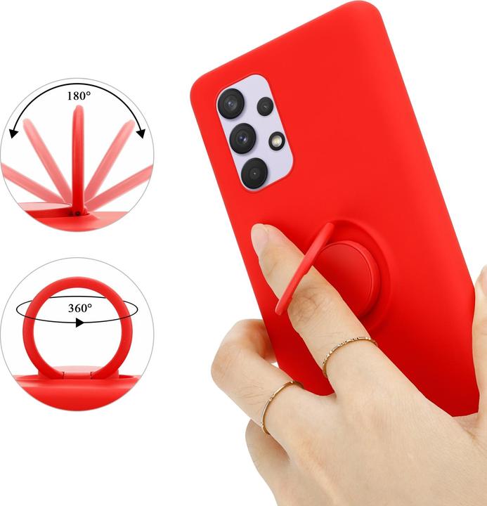 Productafbeelding Cadorabo TPU Vloeibare Ring Silicone Hoesje (Samsung Galaxy A33 5G)