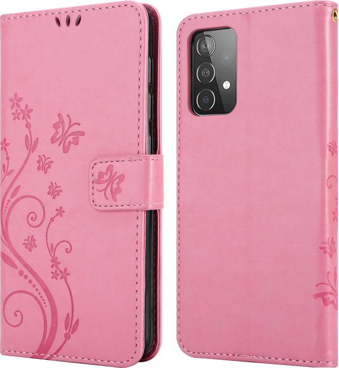 Image du produit Cadorabo Pochette Flower Book (Samsung Galaxy A52, Samsung Galaxy A52 5G, Samsung Galaxy A52s 5G)