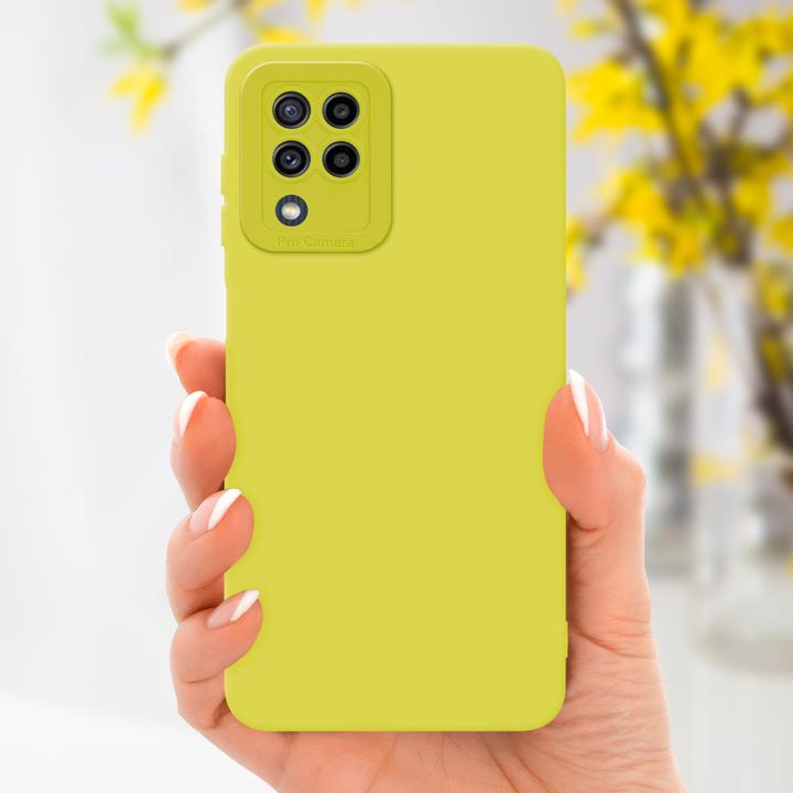 Productafbeelding Cadorabo Hoesje voor Samsung Galaxy M22 / M32 4G in TPU Fluid LM162 Style (Samsung Galaxy M22, Samsung Galaxy A32)