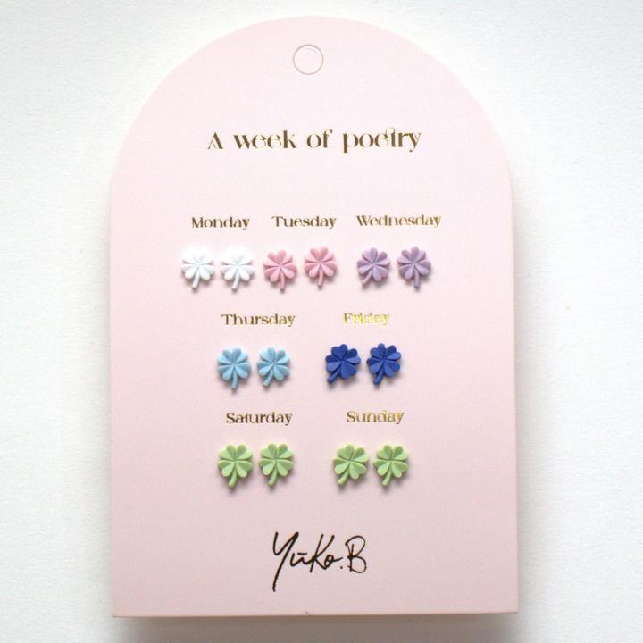 Immagine prodotto Yuko.B Una settimana di poesia (Ceramica, Acciaio inossidabile)
