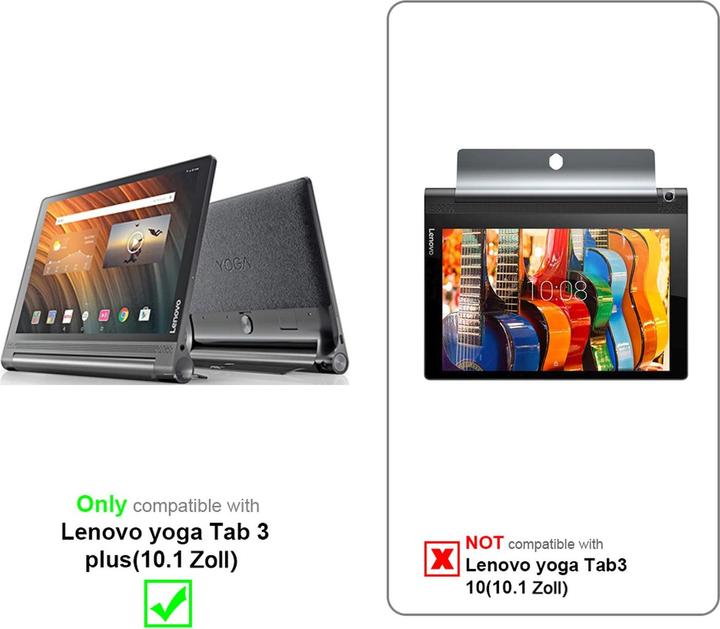 Actual product image Cadorabo Display protection glass (1 Piece, Yoga Tab 3 Plus)