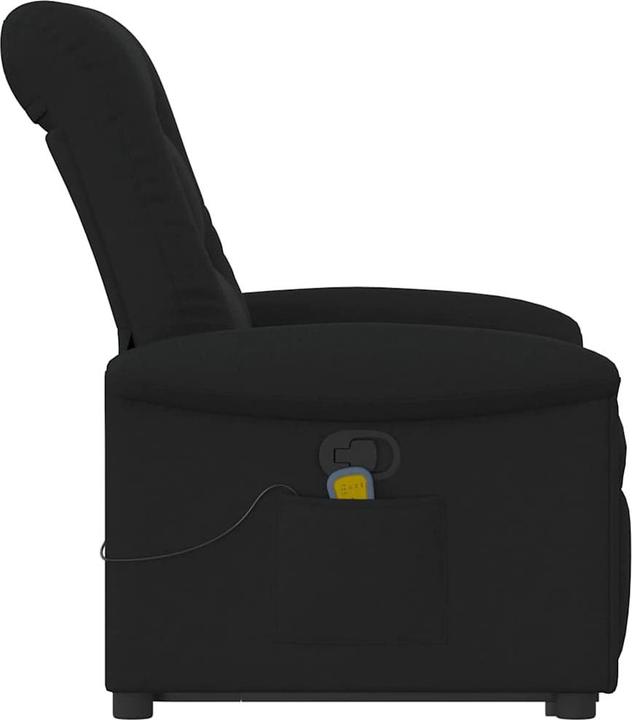 Produktbild VidaXL Massagesessel mit Aufstehhilfe Schwarz Stoff