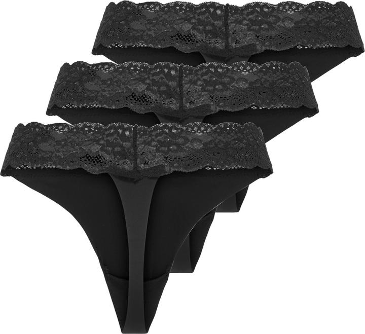 Image du produit Only Onlchloe Lace S.S Thong 3-Pack Acc Noos (M, Lot de 3)