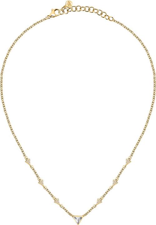 Image du produit Morellato Décent collier en or plaqué avec des cristaux brillants SAWY01 (Acier inoxydable, 40 - 45 cm)