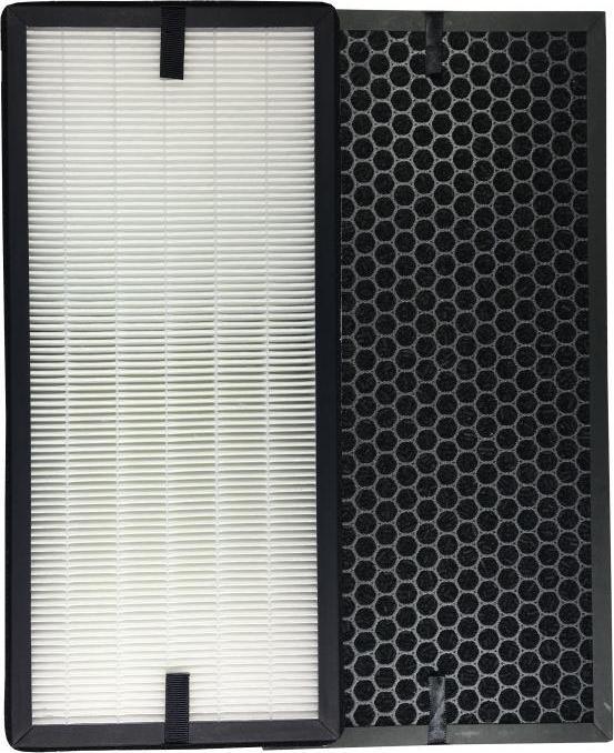 Actual product image Flickbee Replacement filter set 2-piece replaces XD6074F0, XD6060F0 for Rowenta air purifier PU4010, PU4020