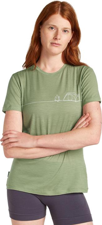 Actual product image Icebreaker Women's Merino150 TechLite S/S Single Line Camp (M)