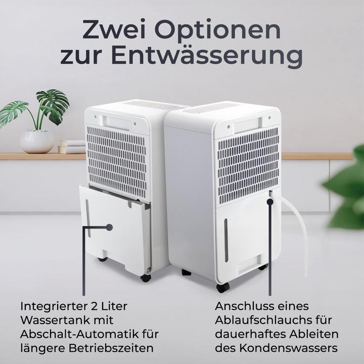 Produktbild KLAMER Luftentfeuchter 12L (30 m², 12 l/24h)