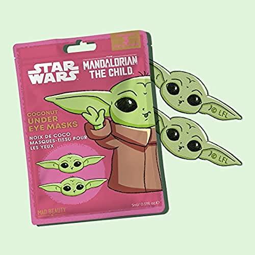 Image du produit Mad Beauty Star Wars: The Mandalorian masques-tissu pour les yeux Grogu (5 ml)