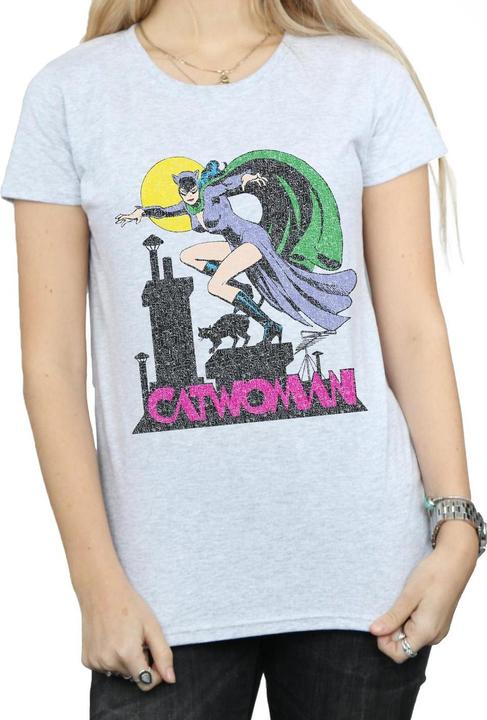 Immagine prodotto Catwoman Crackle Logo Maglietta Donna (XL)