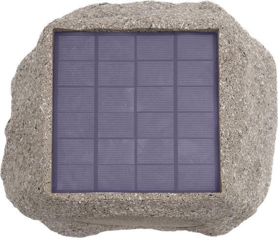 Image du produit Victrola Enceinte Solaire D'Extérieur Stereo Pairing X20 Rock Stone (22 h, Fonctionnement sur batterie)
