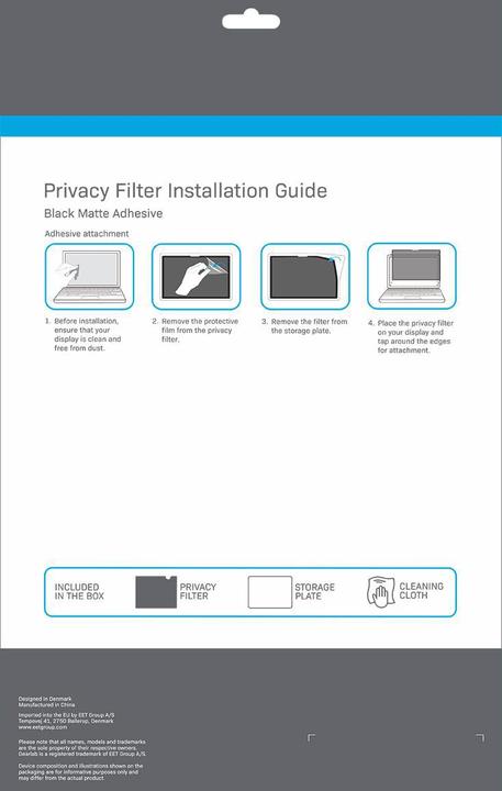 Produktbild Gearlab Adhesive Privacy Filter 15.0" (15", 3 : 2)